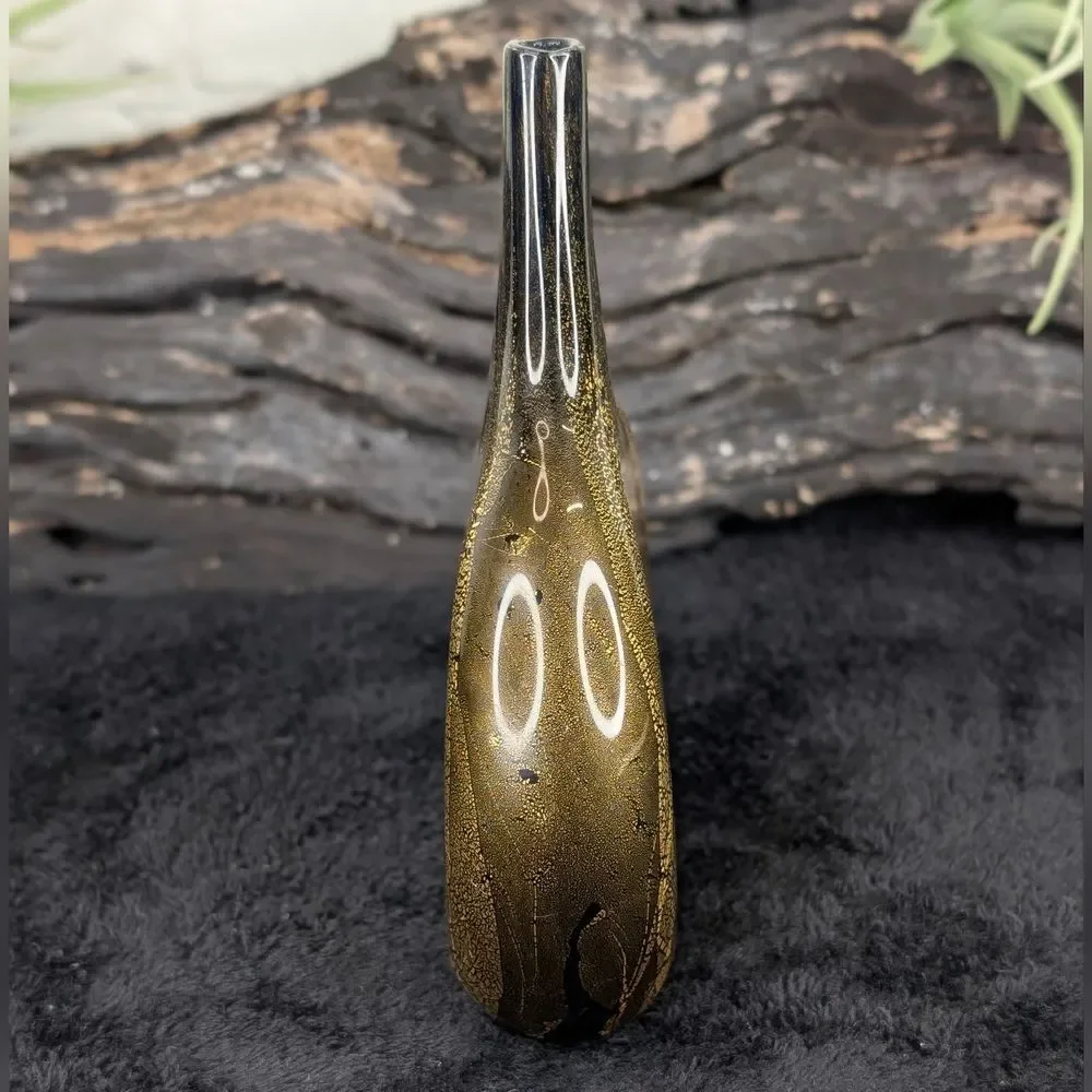 Vintage 1980s Isle of Wight Lollipop Vase by Michael Harris